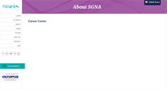 Desktop Screenshot of careers.sgna.org