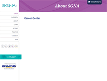 Tablet Screenshot of careers.sgna.org